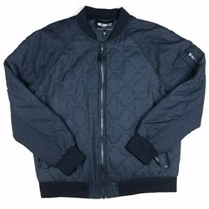 William Rast Bedford quilted jacket gray Large